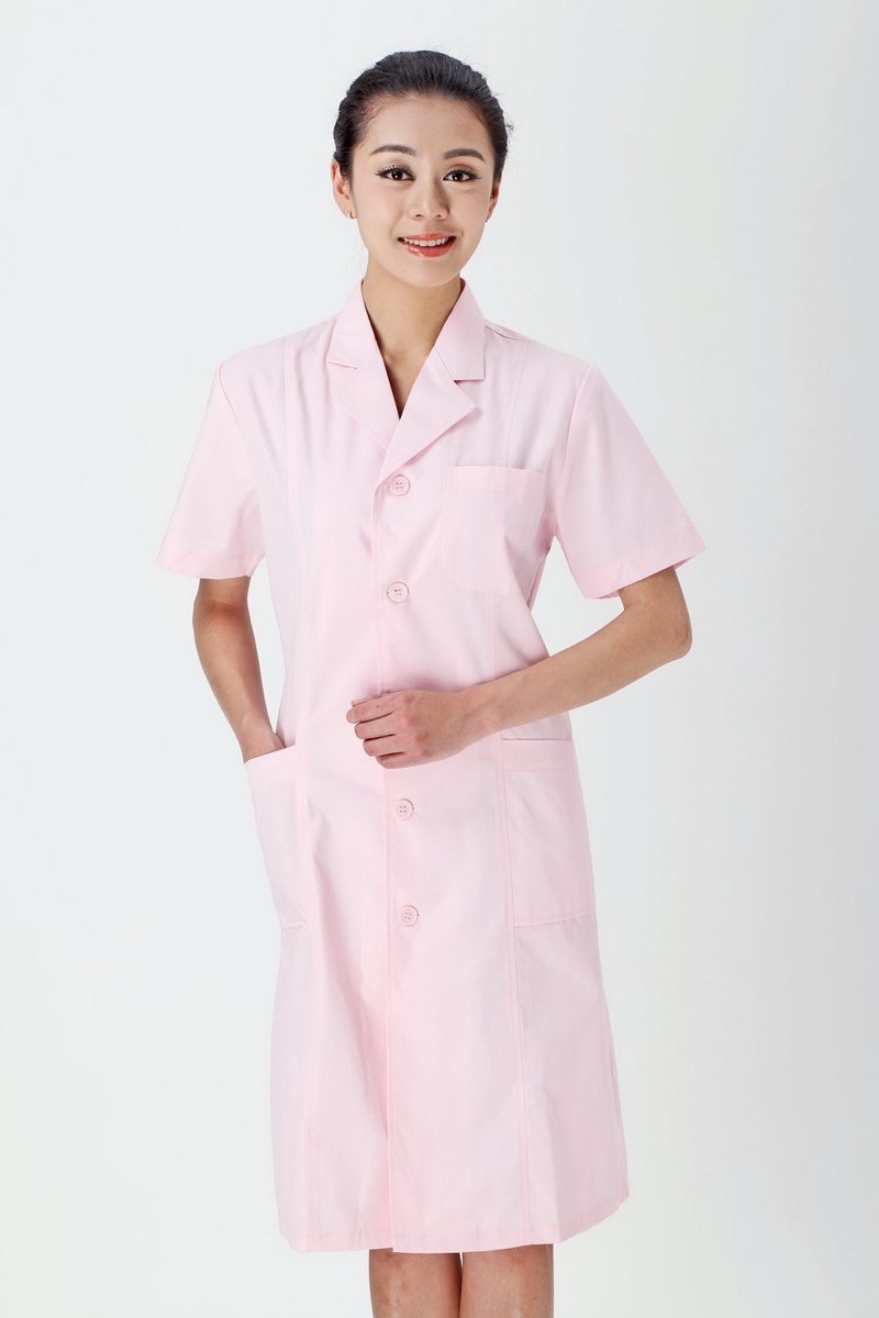 Female doctor's powder summer clothing