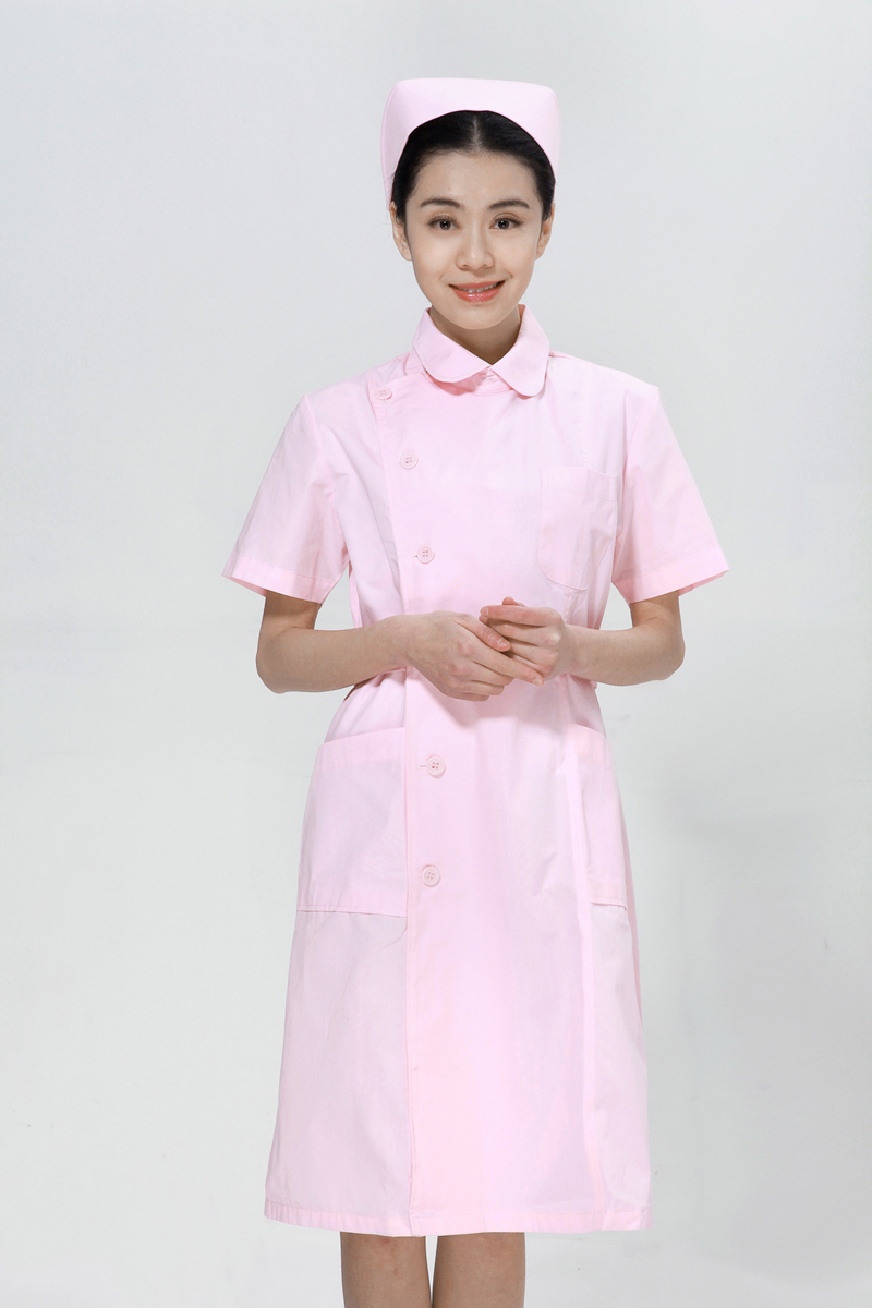 Powder collar nurse summer right side opening - copy